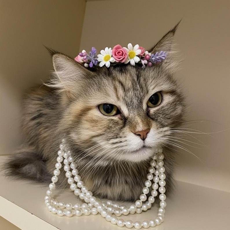 Enlarge Biscuit, an adoptable Domestic Long Hair in Elyria, OH image 1/5