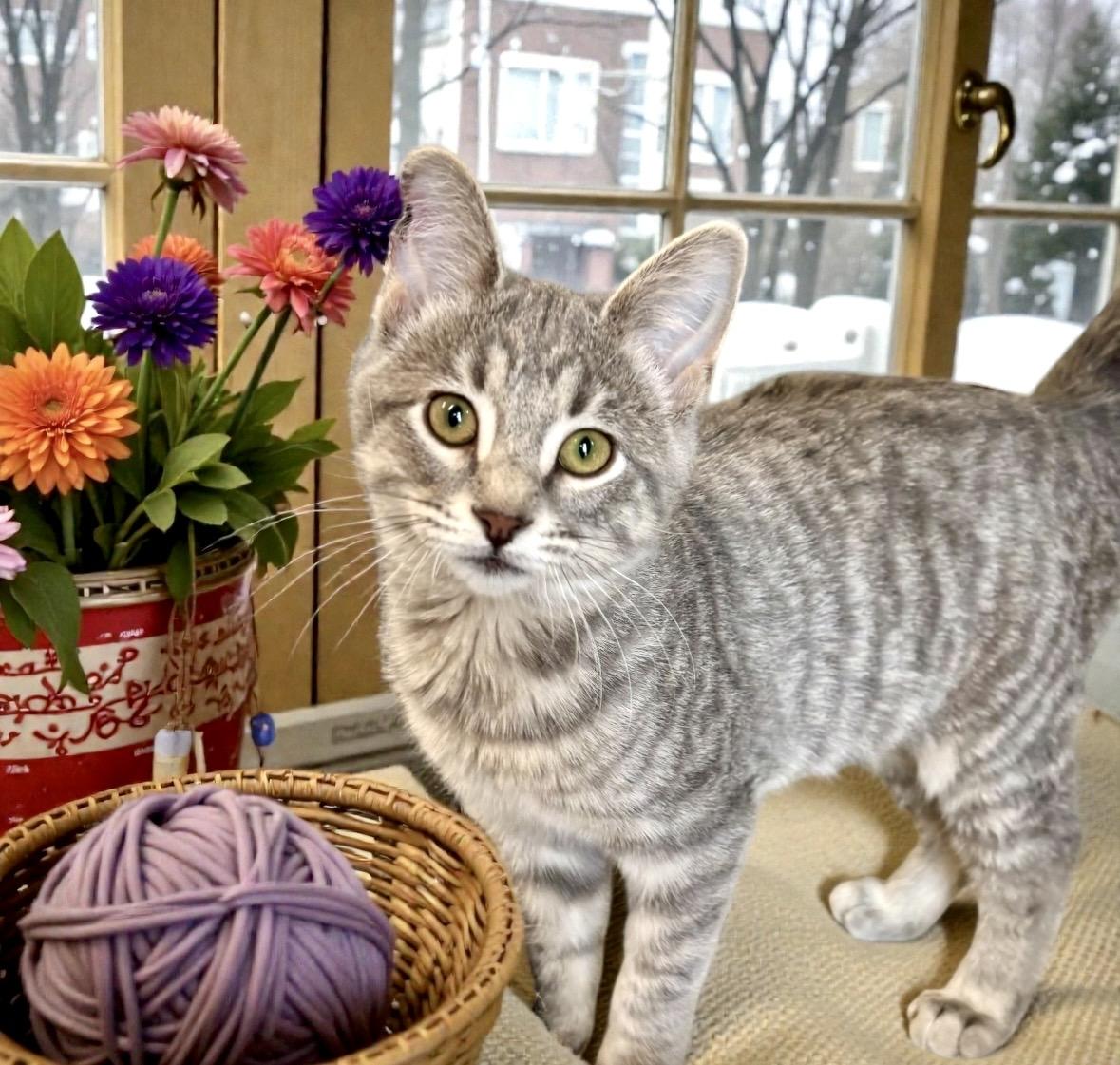 Enlarge Nova, a ADOPTABLE Tabby in Perry, IA image 6/6