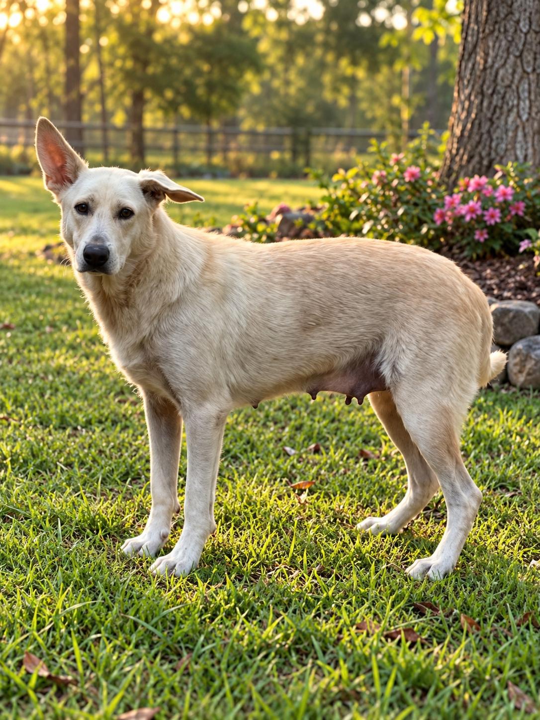 Enlarge Dolly, a Adoptable White German Shepherd in conroe, TX image 2/6