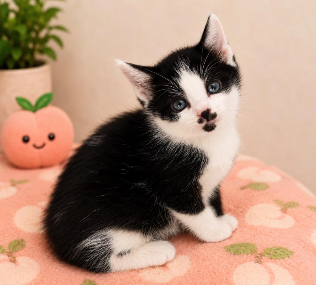 Hugh JackMEOWn, Adoptable, Kitten Male Domestic Short Hair.