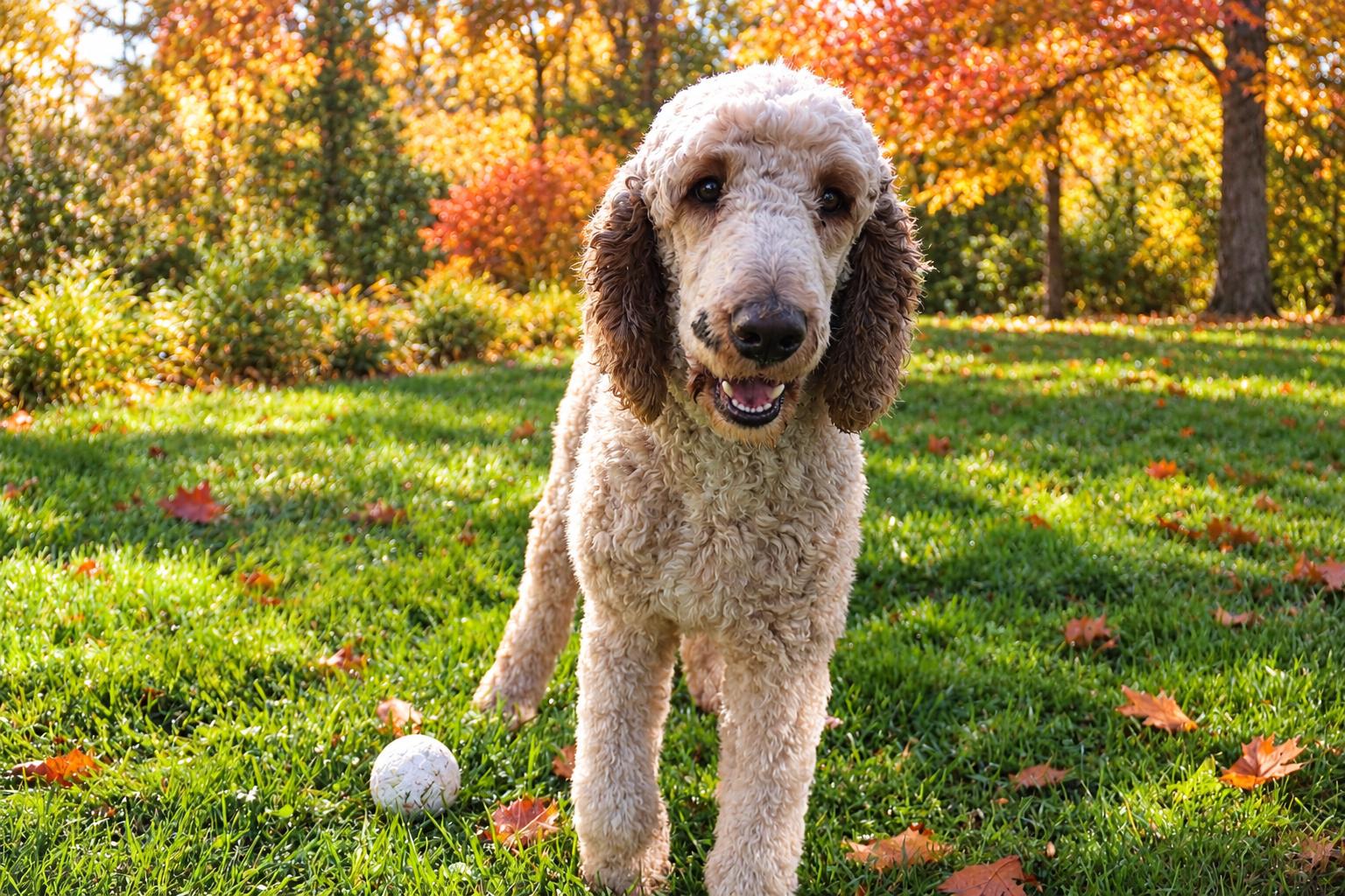 Bryan, Adoptable, Young Male Standard Poodle.