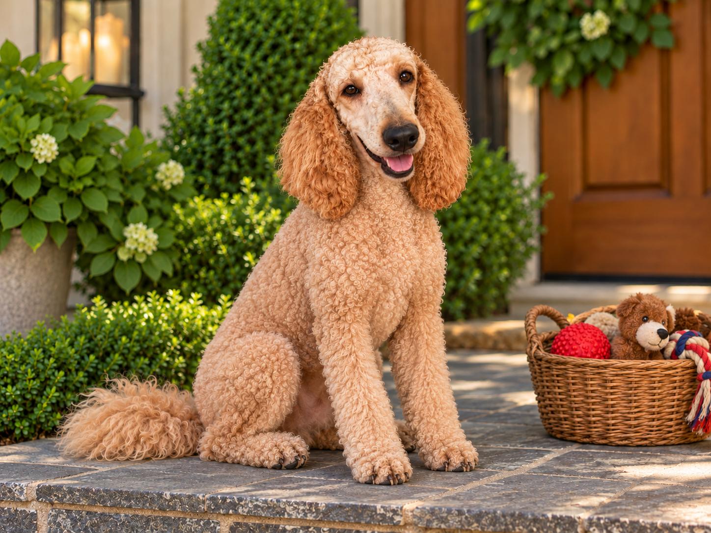 Bryan, Adoptable, Young Male Standard Poodle.