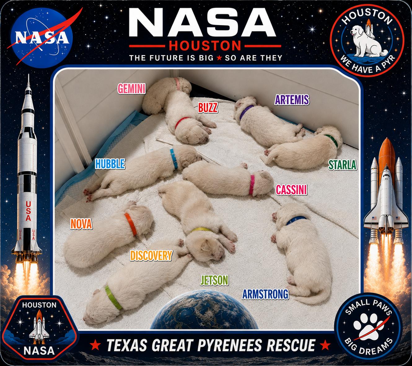 Enlarge Discovery aka Disco HTX, a Adoptable Great Pyrenees in Saint Jo, TX image 6/6