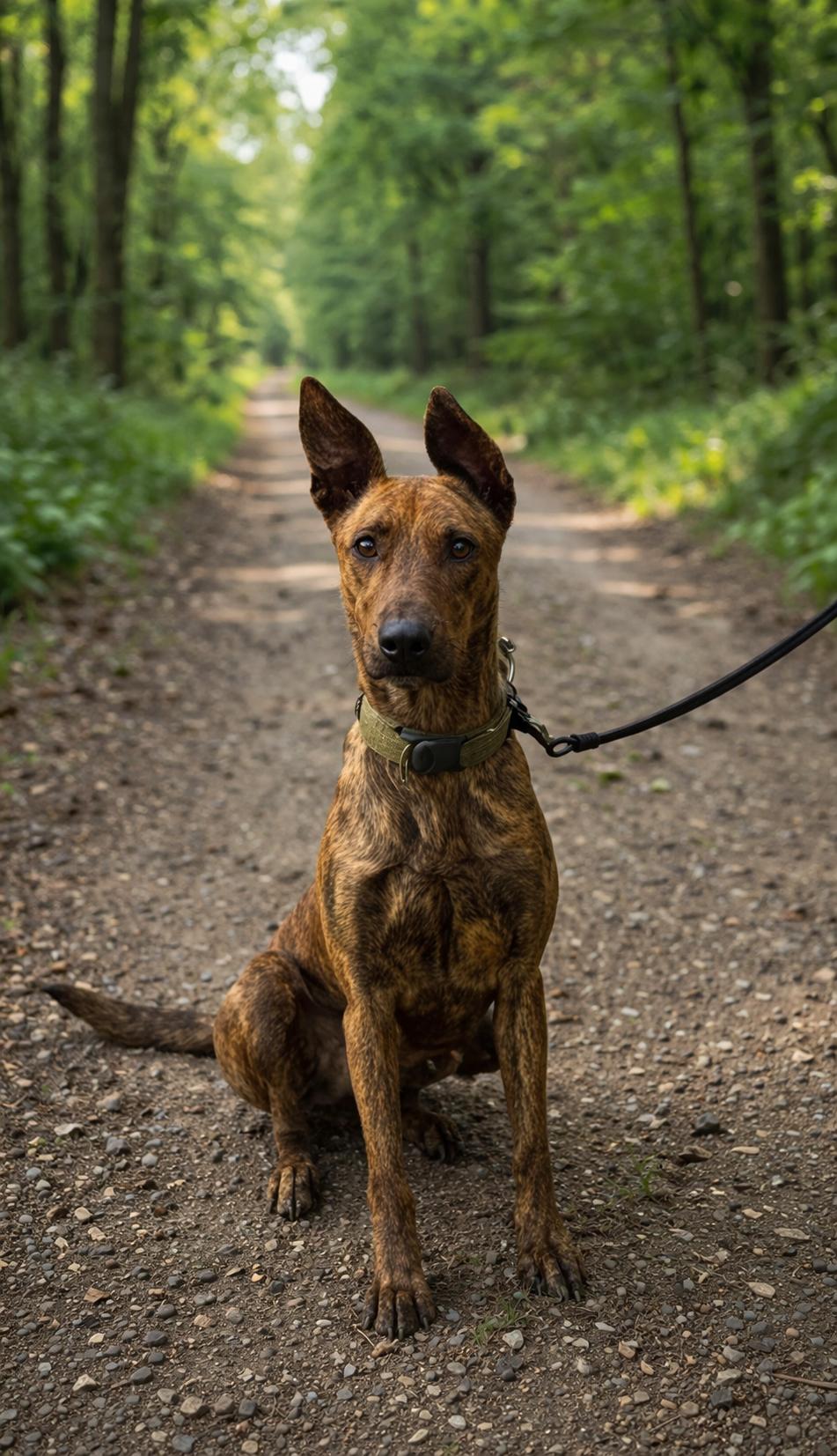 Cinnamon, ADOPTABLE, Young Female Dutch Shepherd.