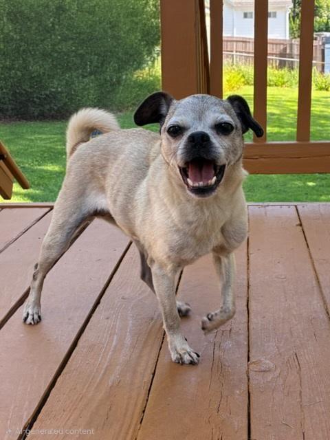 Edna, an adopted Puggle in Bridgeton, MO image 4/5