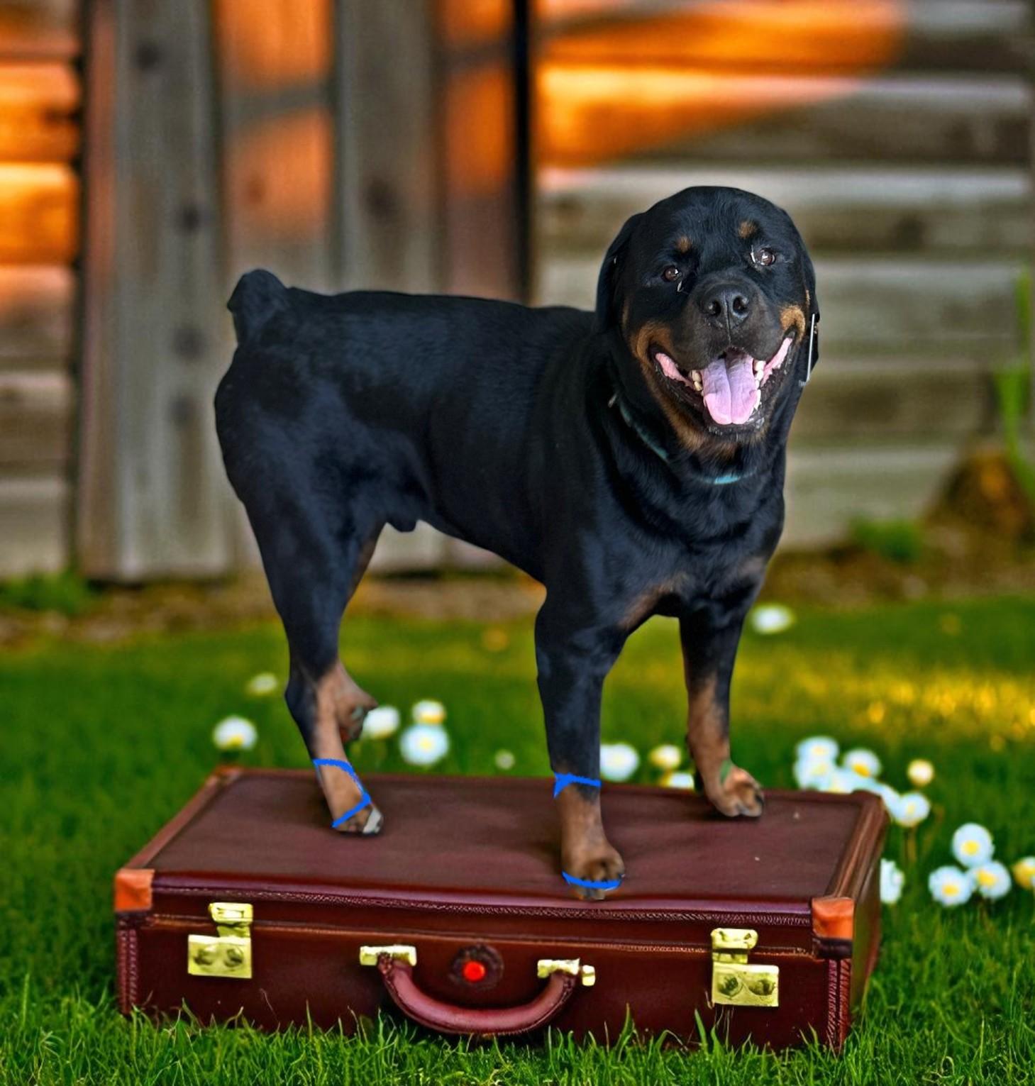 Apollo, a Adoptable Rottweiler in Biloxi, MS image 3/3