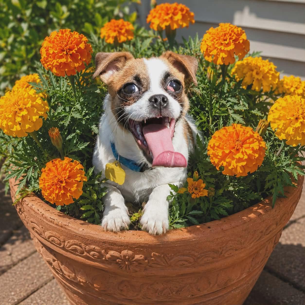 Enlarge Marigold, a Adoptable mixed breed in Mukwonago, WI image 3/3