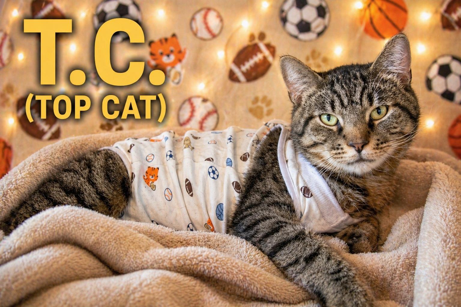 T.C. aka Top Cat (FCID 5/28/25-32 BPS) SN "Onsie", a Adopted Tabby in Greenville, DE image 3/3