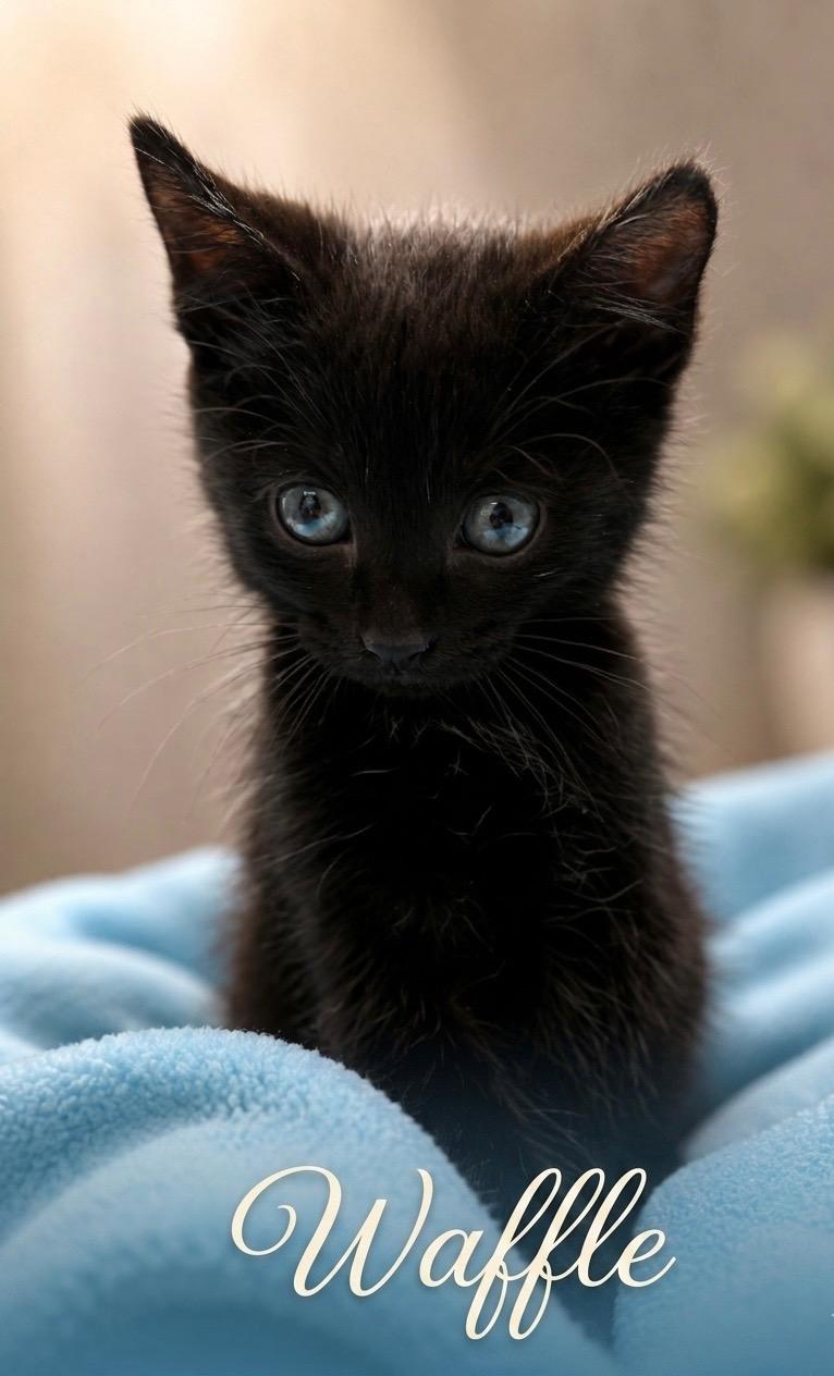 Enlarge Waffle, a ADOPTABLE Domestic Short Hair in Aurora, NE image 1/1
