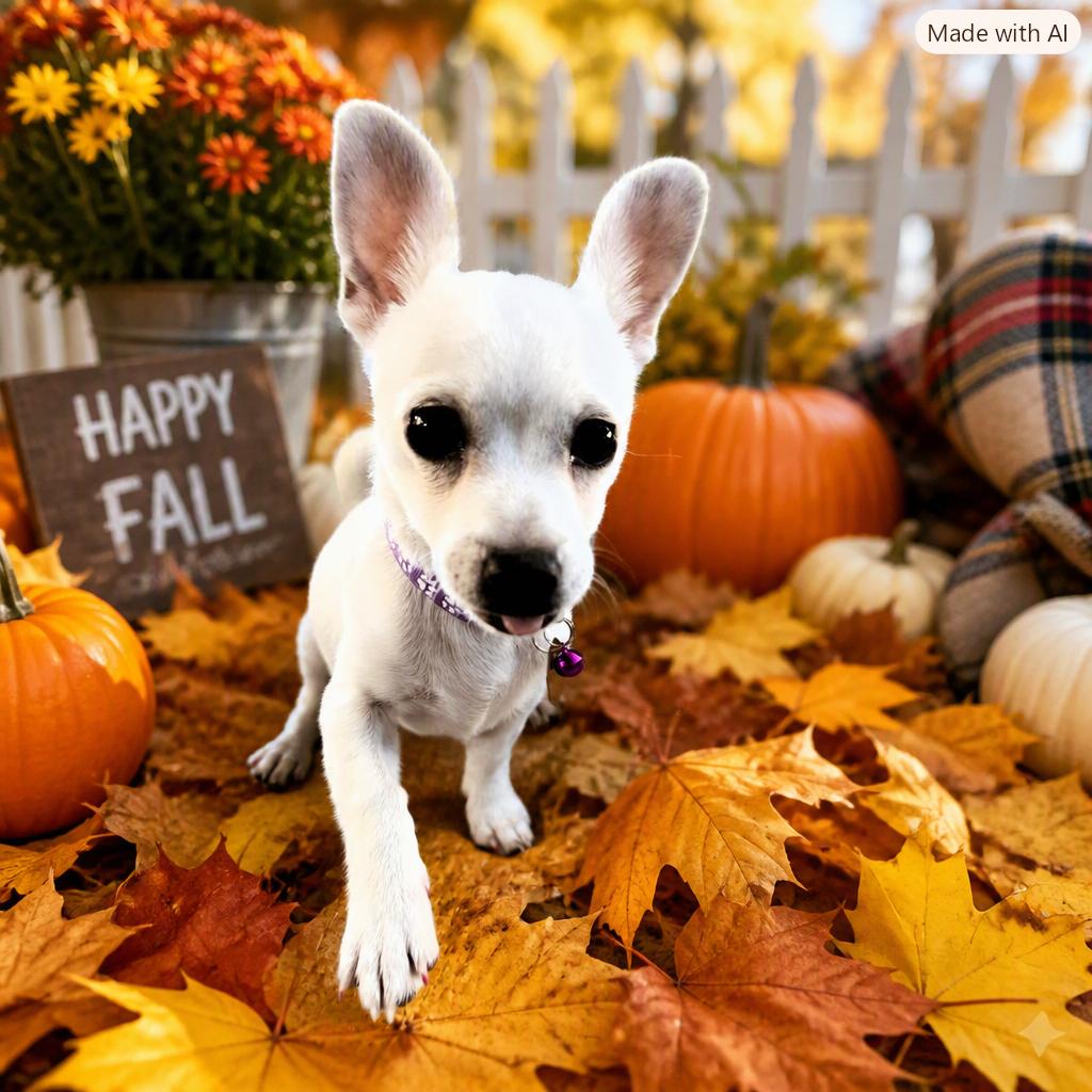 Blanche, Adoptable, Puppy Female Chihuahua.