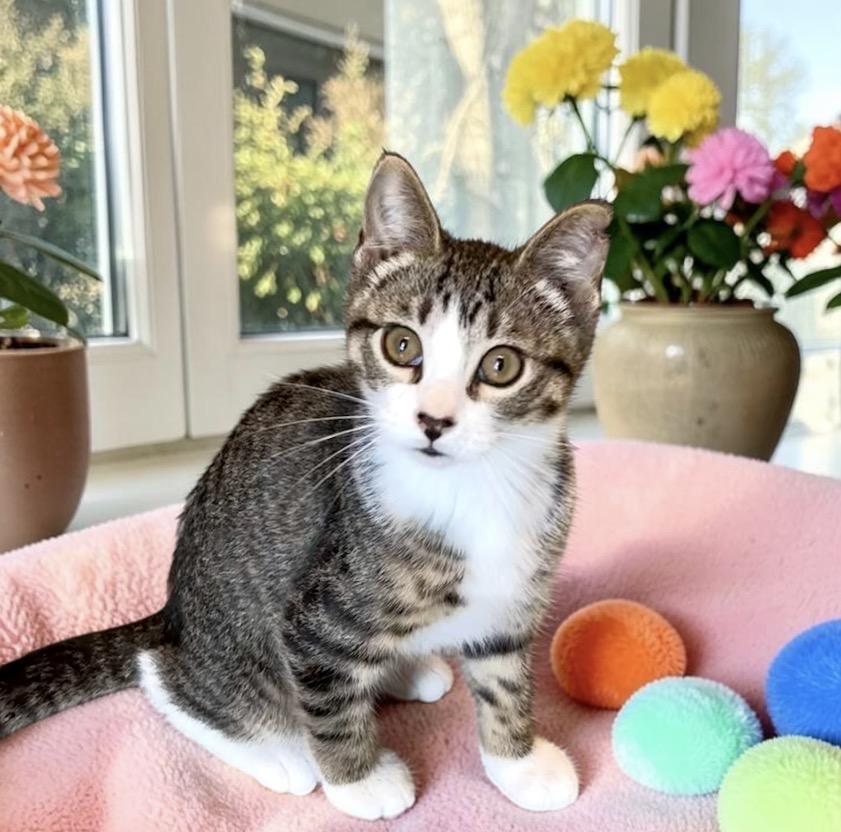 Boomer - KITTEN, an adopted Tabby in Perry, IA image 4/4