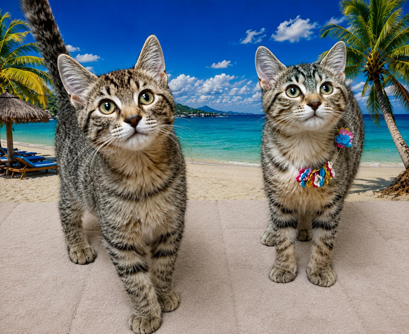 Ricky and Bobbi, ADOPTABLE, Kitten Male Domestic Short Hair.
