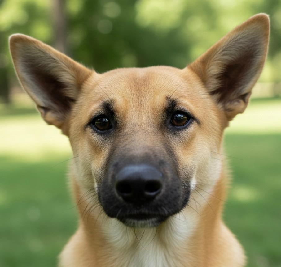 Charlie, Adopted, Young Male German Shepherd Dog & Mixed Breed.