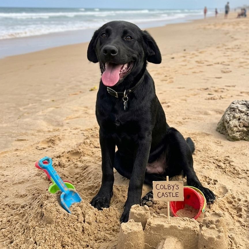 Colby - In NJ, adopted, Puppy Male Black Labrador Retriever.