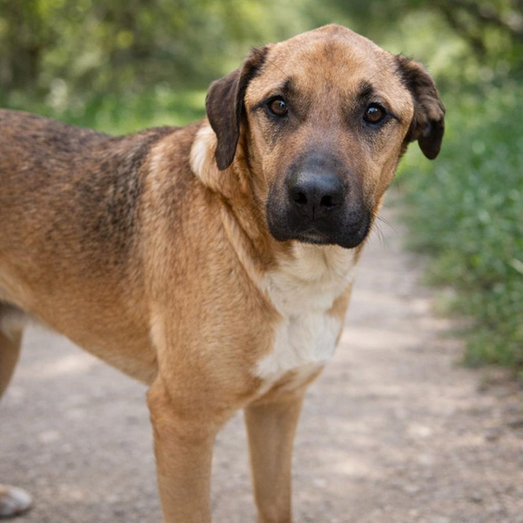 Beckett, Adoptable, Senior Male Black Mouth Cur & Mixed Breed.