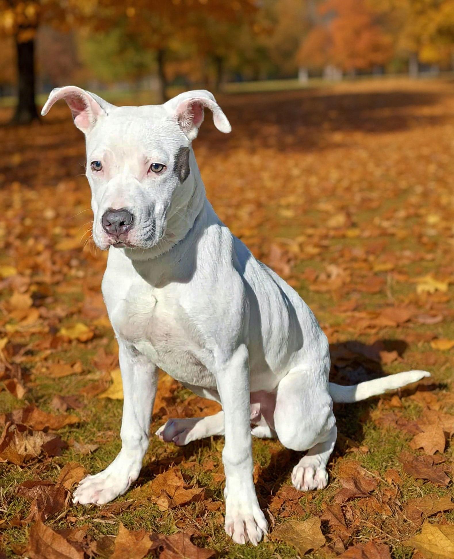 Chance 25/731, Adopted, Young Male Pit Bull Terrier.