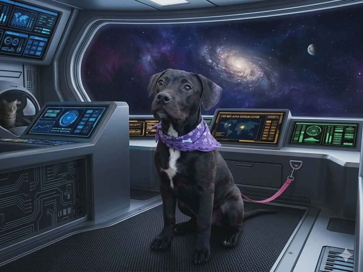 Nimbus, ADOPTABLE, Young Male Black Labrador Retriever.