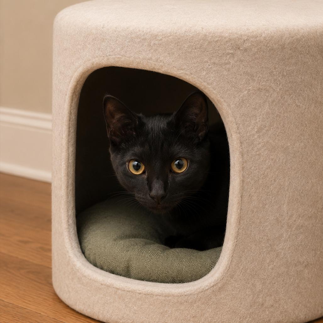 Omen, Adoptable, Kitten Female Domestic Short Hair.