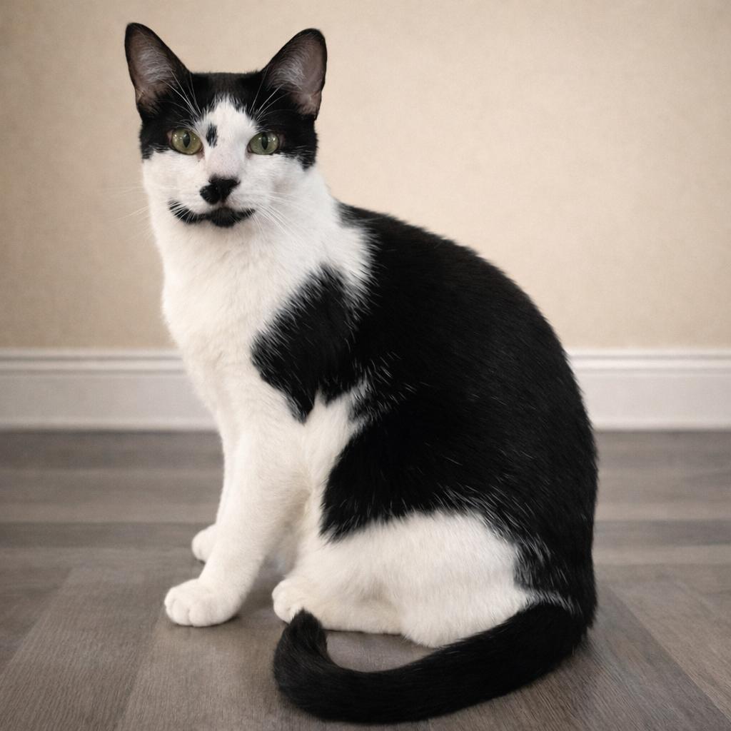 Enlarge Twylite – Gentle, Loving, and Hoping to Find Her Person, a Adoptable Tuxedo in Hillsboro, TX image 1/6