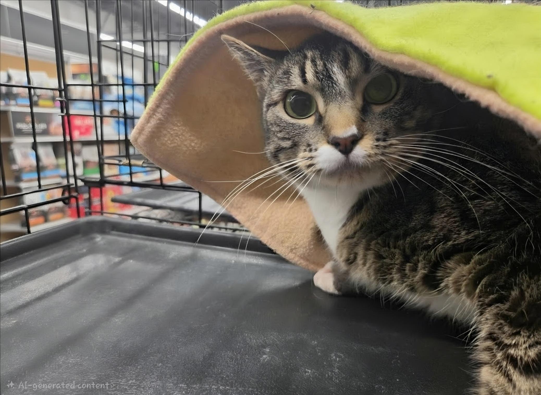 Danish, a ADOPTABLE Domestic Short Hair in Pocatello, ID image 3/6
