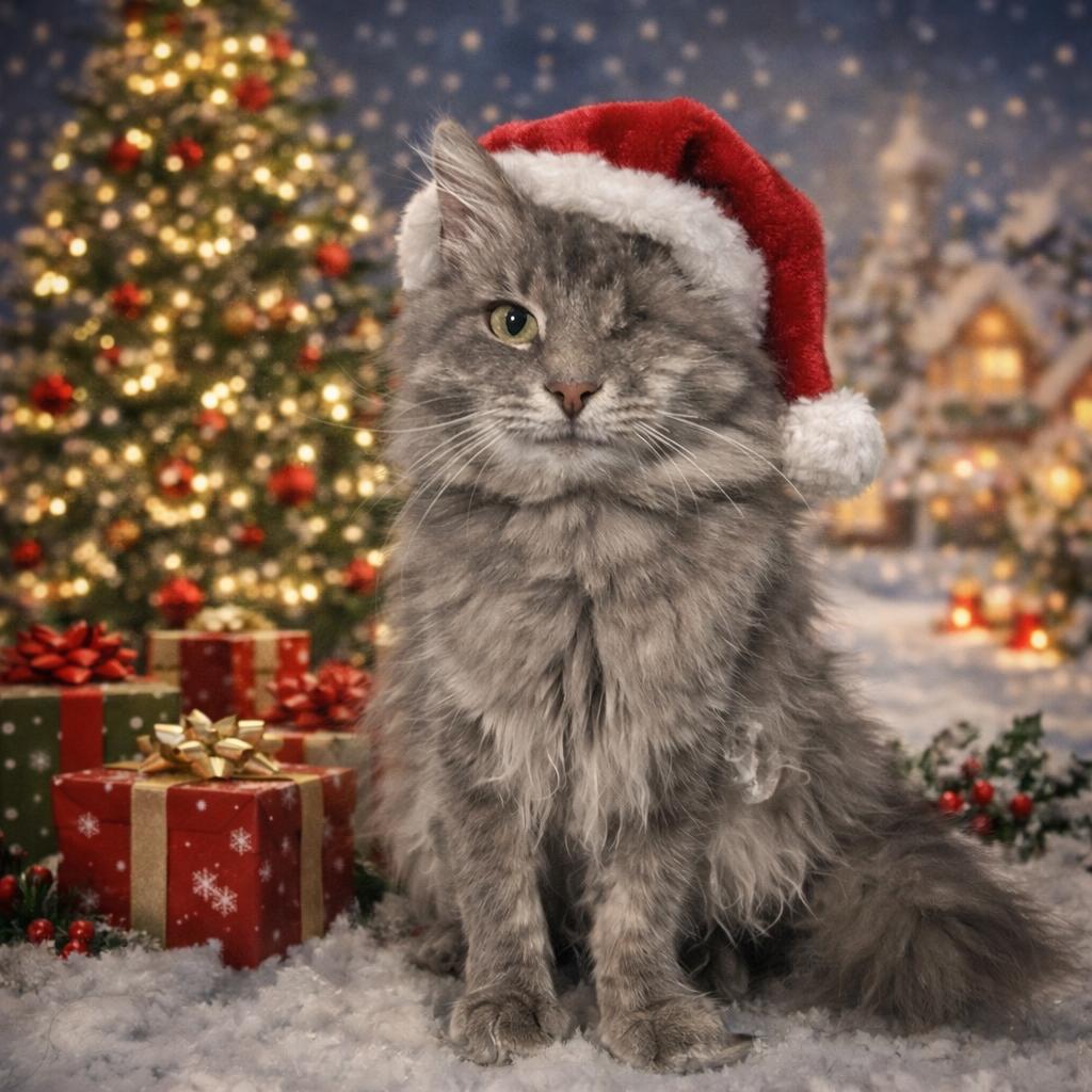 Enlarge Scarlett bonded to Mufasa, a Adoptable Domestic Long Hair in Monroe, MI image 3/3