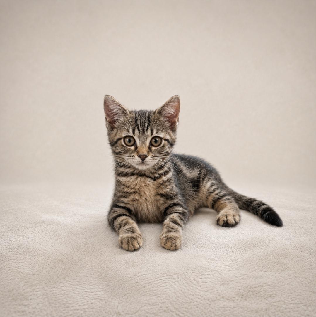 Kentu, ADOPTABLE, Kitten Male Tabby.