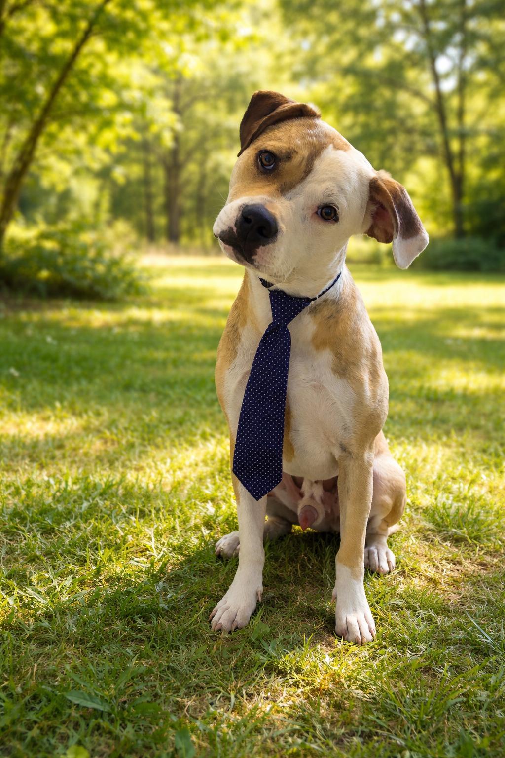 Valor, adopted, Young Male American Staffordshire Terrier & American Bulldog.