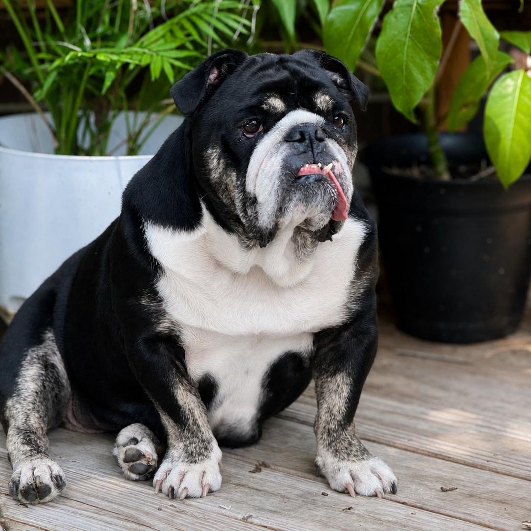 Tsunami, Adoptable, Adult Female English Bulldog.