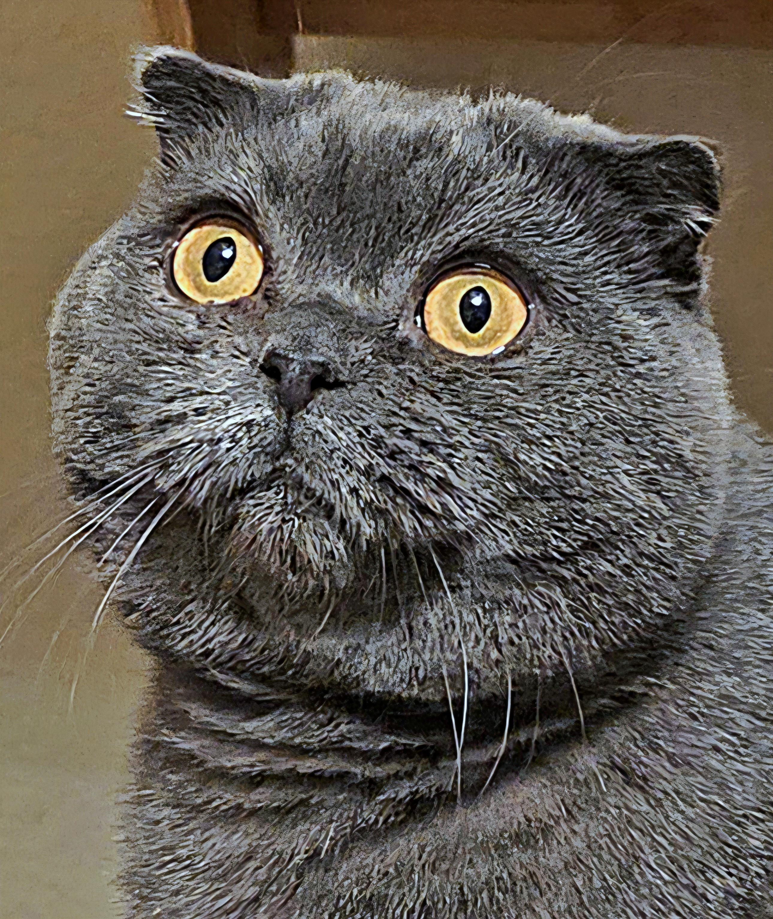 Winnie, Adopted, Young Male Scottish Fold.