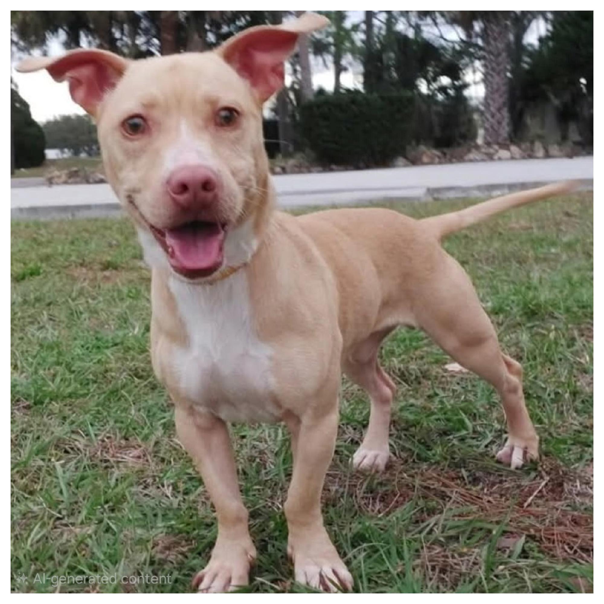 Scooby Doo, Adoptable, Young Male Dachshund & Bull Terrier.