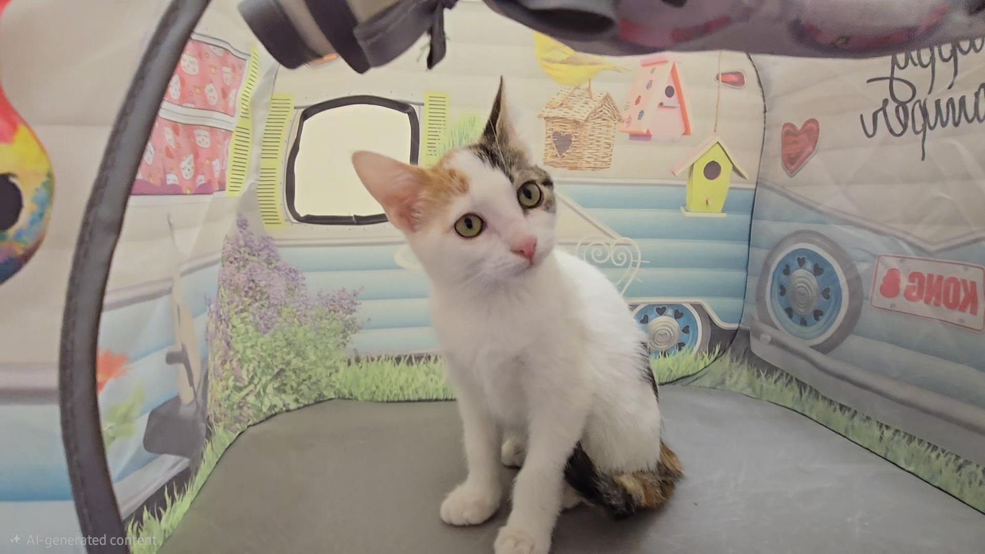 Papaya, Adoptable, Kitten Female Domestic Short Hair.