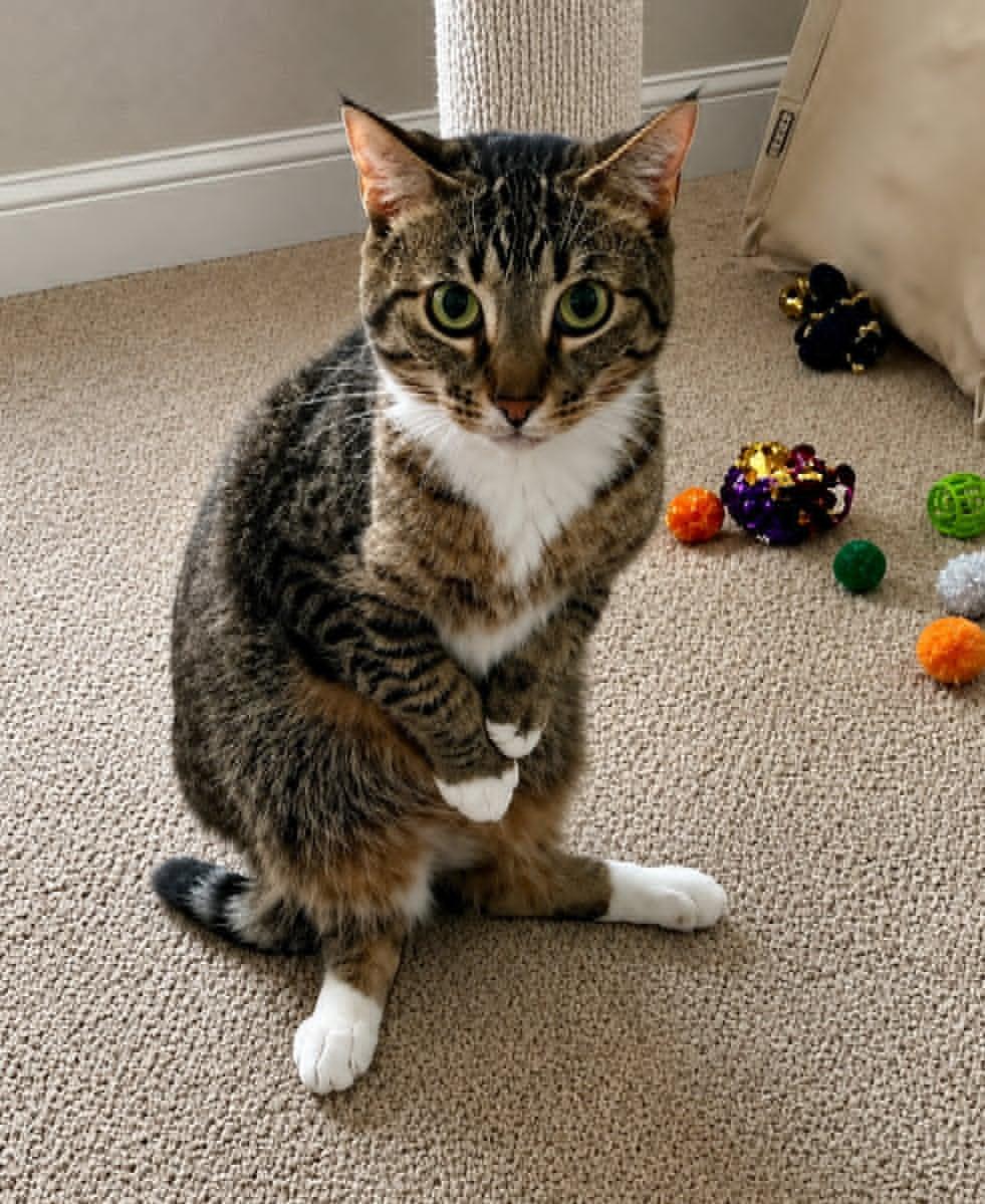 Amelia (aka Elecktra), ADOPTABLE, Adult Female Domestic Short Hair & Tabby.