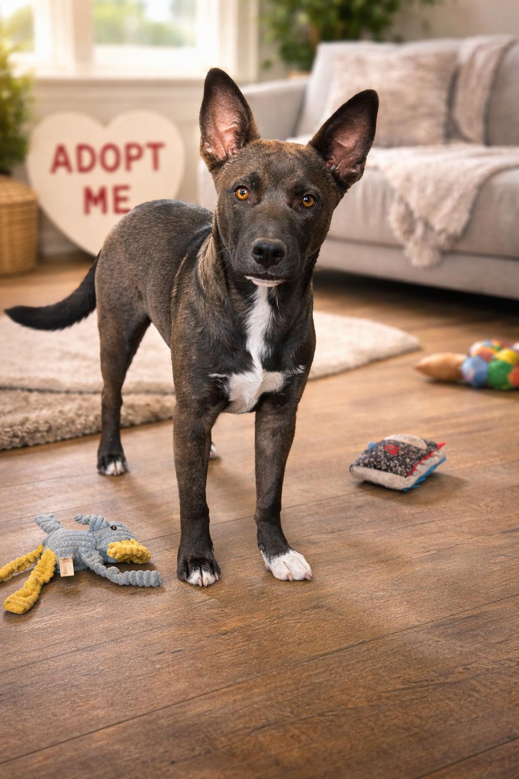 Levi, ADOPTABLE, Young Male Mixed Breed.