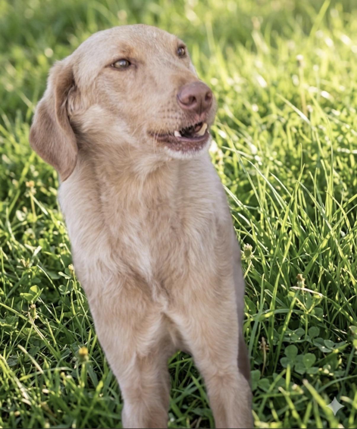 Clyde, adoptable, Young Male Labradoodle.