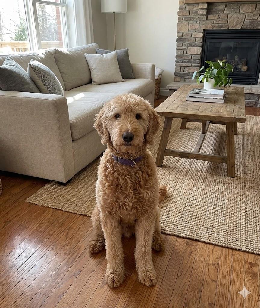 Enlarge Honey- Foster to Adopt, a ADOPTABLE Goldendoodle in Crown Point, IN image 1/4
