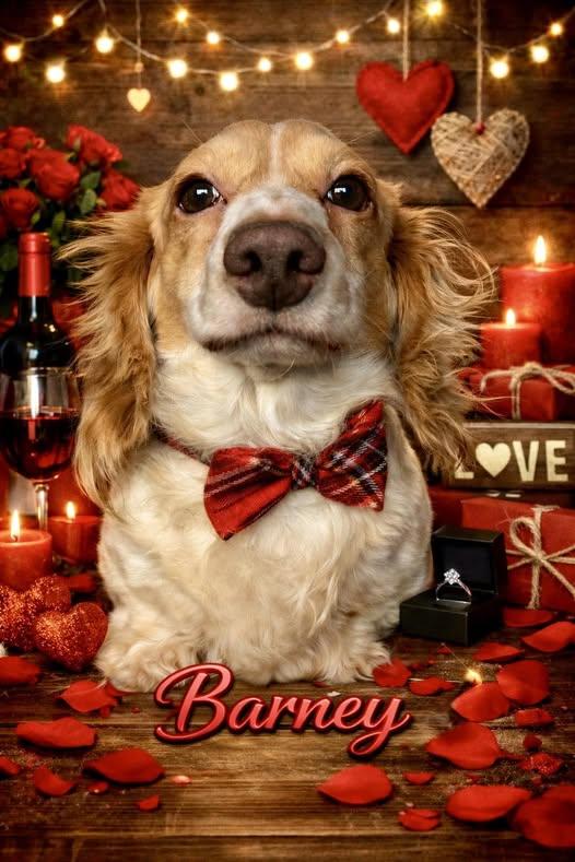 Barney, adopted, Adult Male Dachshund.