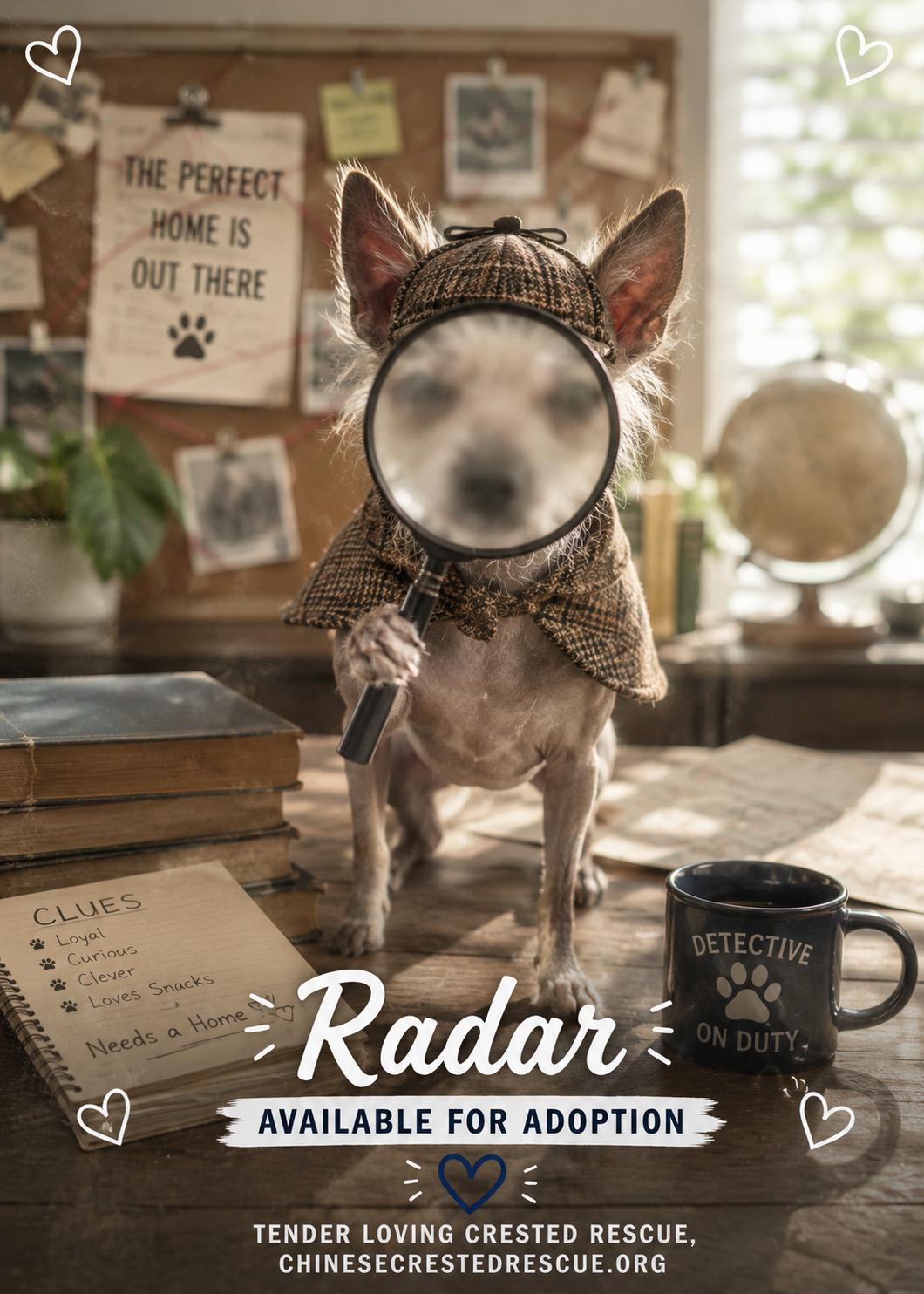 Enlarge Radar, a Adoptable Chinese Crested Dog in Bellingham, WA image 2/3