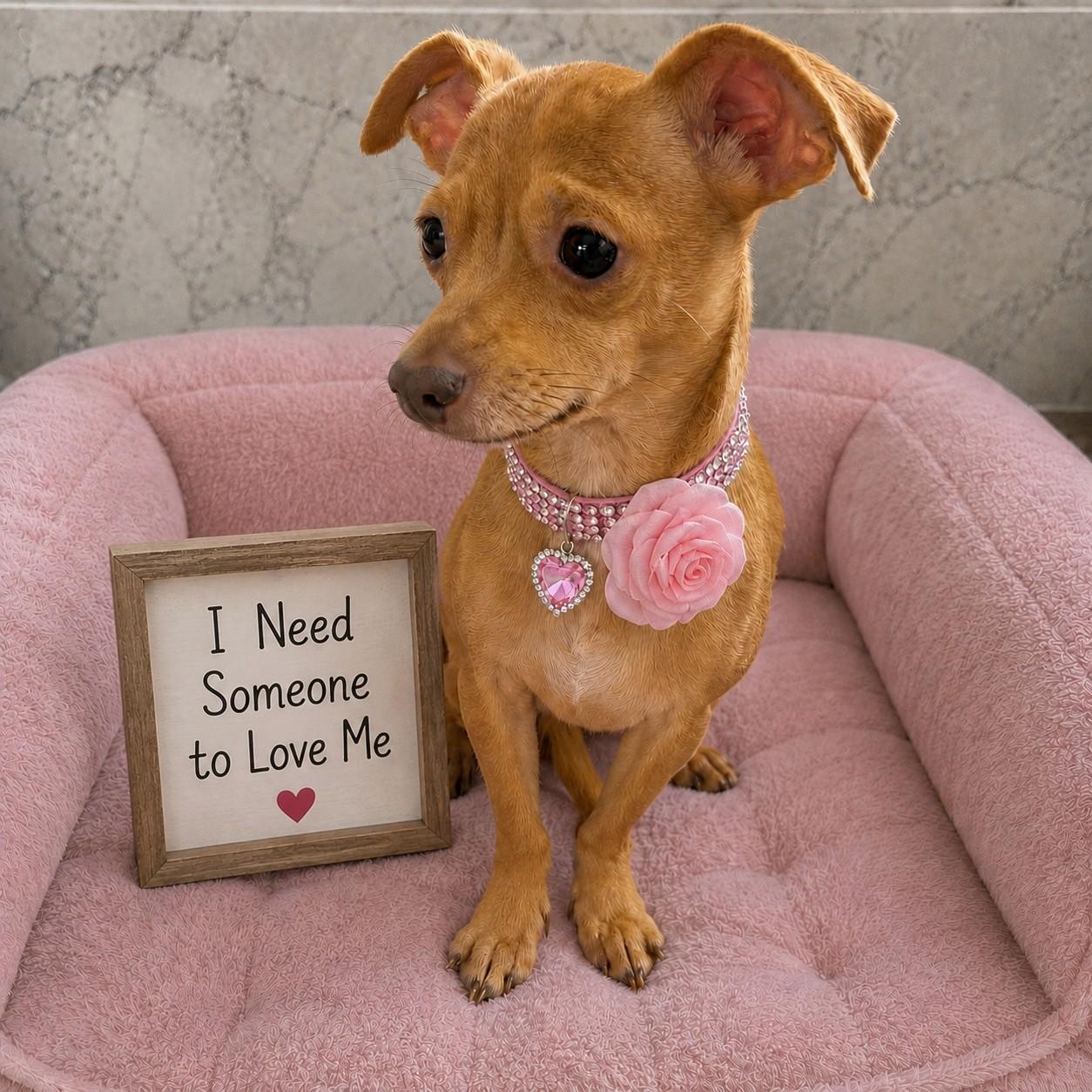 Penny Claire, adopted, Young Female Chihuahua.