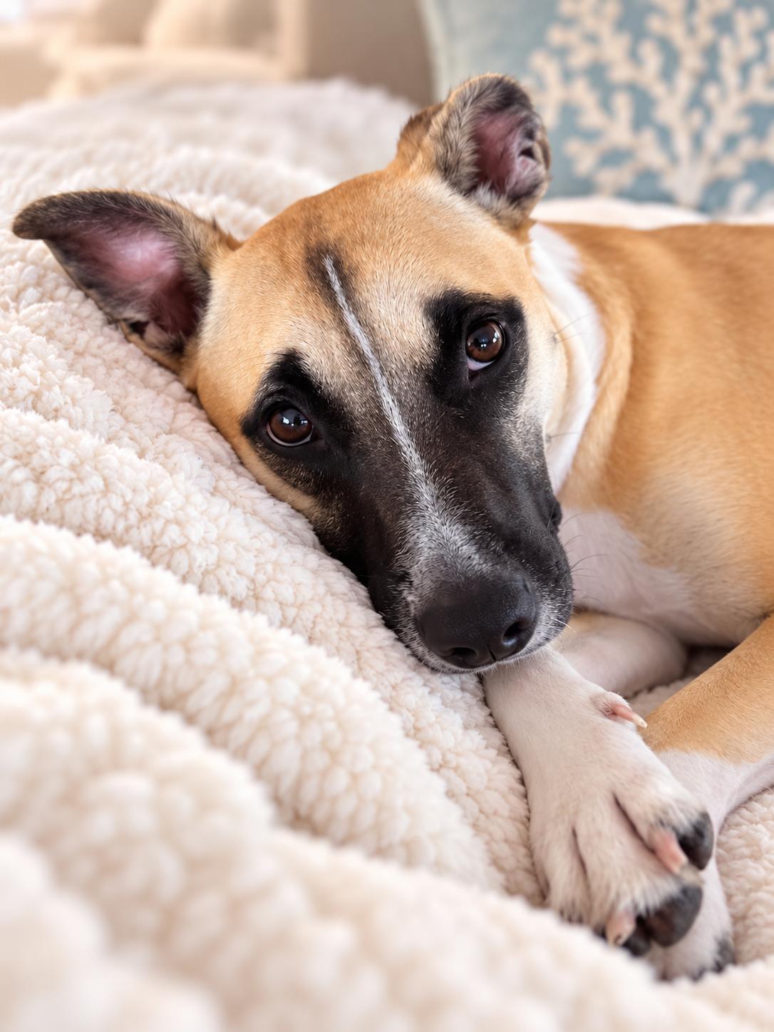 Sweet Amber, Adoptable, Young Female Black Mouth Cur & Terrier.