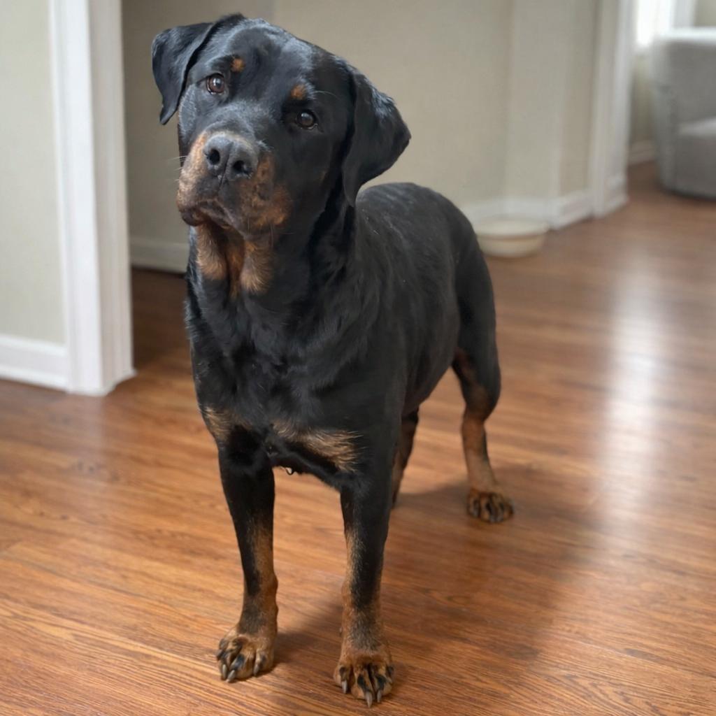 Enlarge Cardi, a Adoptable Rottweiler in Overland Park, KS image 3/5