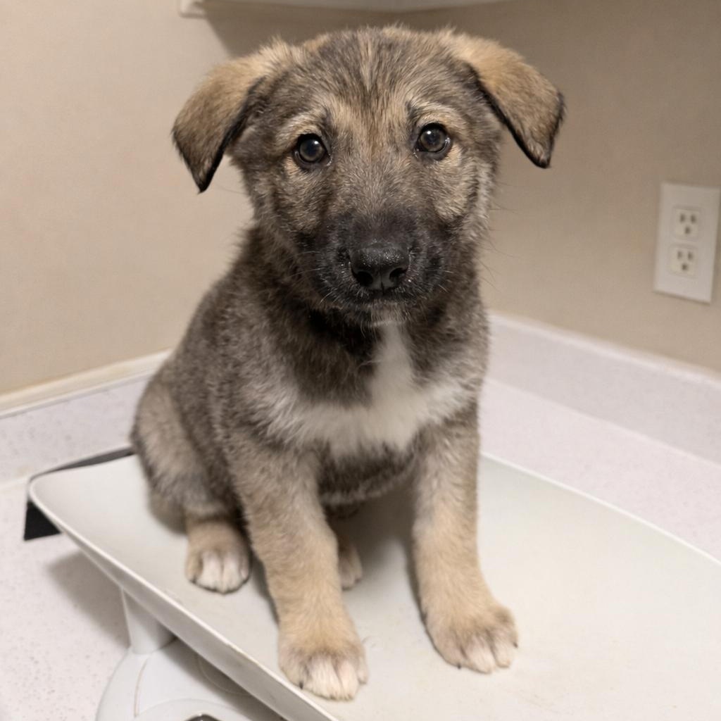 Zuri, ADOPTABLE, Puppy Female German Shepherd Dog.