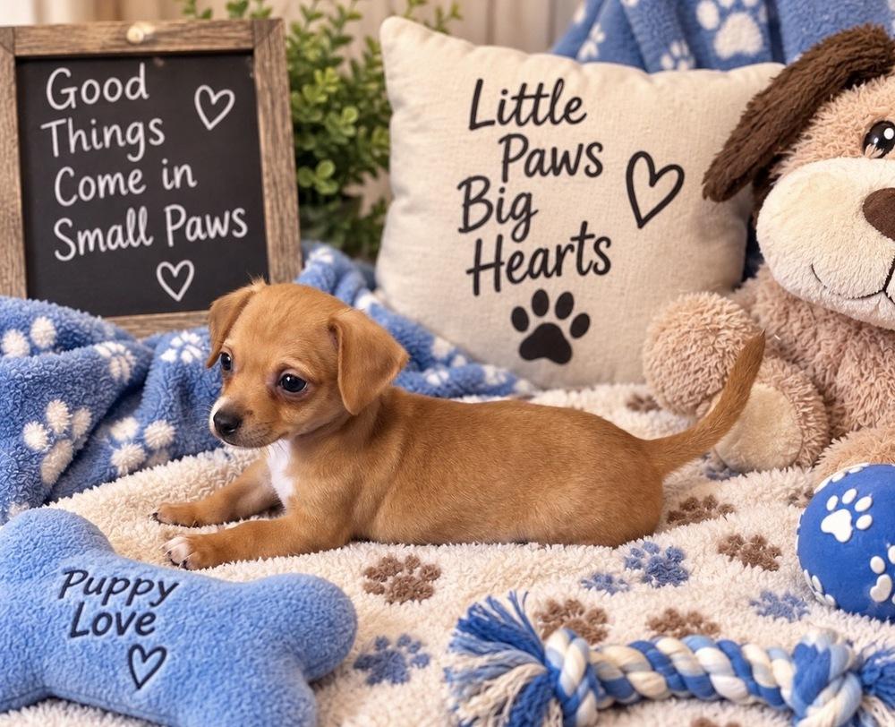Fred, Adoptable, Puppy Male Chihuahua.