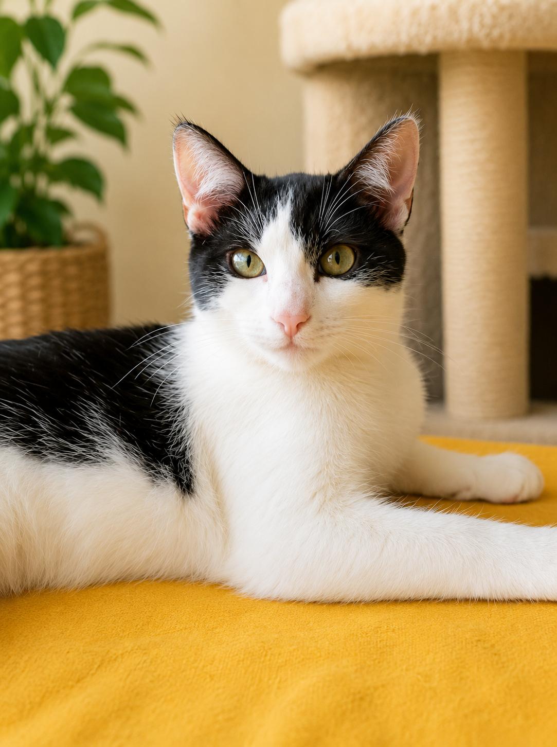 Enlarge Jaka, a ADOPTABLE Domestic Short Hair in Santa Cruz, CA image 5/5