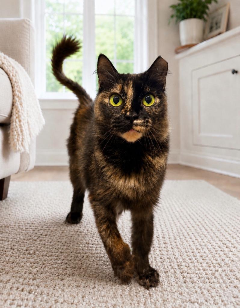 Sen, Adoptable, Adult Female Domestic Medium Hair.