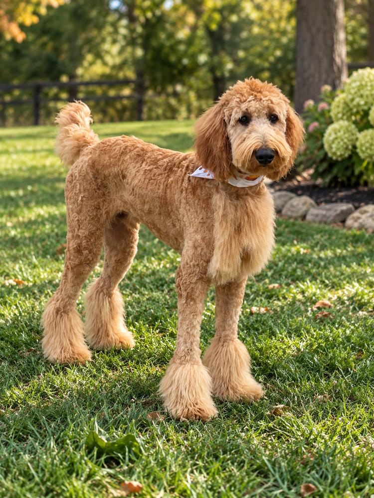 Griffin, Adoptable, Young Male Newfoundland Dog & Poodle.