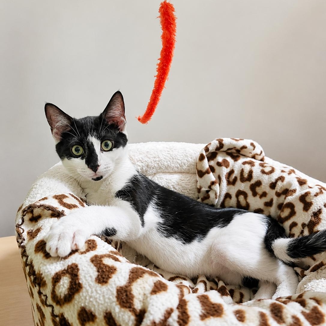 Twig, Adoptable, Kitten Male Domestic Short Hair & Tuxedo.