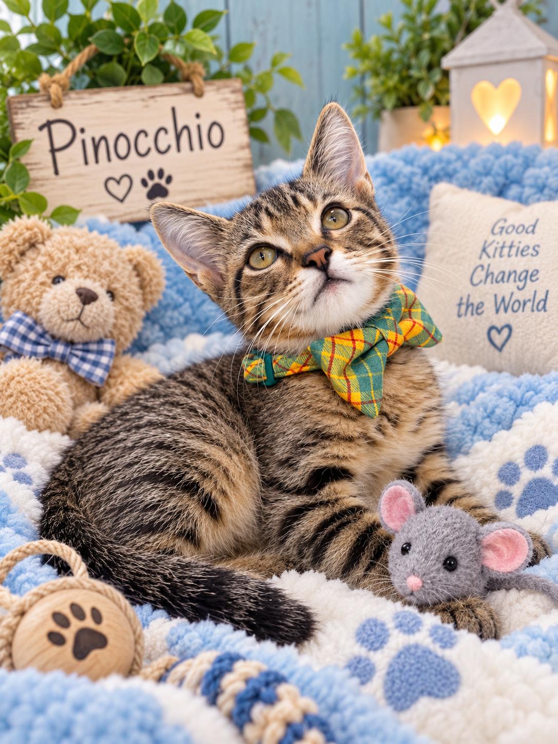 Enlarge Pinocchio, a Adoptable Tabby in Tavares, FL image 1/2