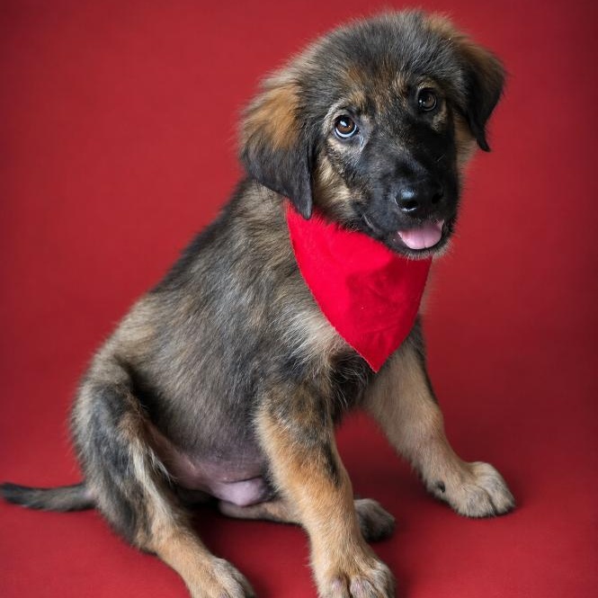 South, ADOPTABLE, Young Male German Shepherd Dog.