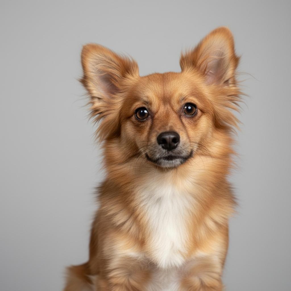 Simba, adoptable, Young Male Pomeranian & Mixed Breed.