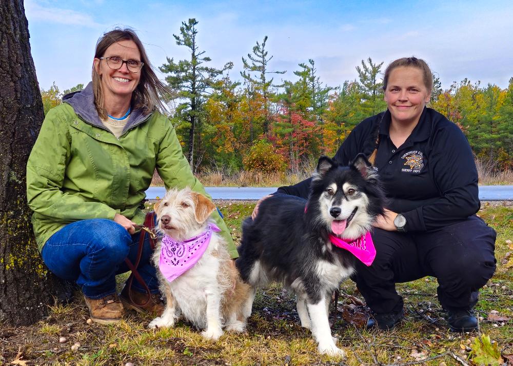 Kuma (Part of a bonded pair with Carley), an adoptable Mixed Breed in Cheboygan, MI, 49721 | Photo Image 4